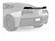 V3R Wicker Bill Rear Spoiler Add-On; Gloss Carbon Fiber Vinyl (14-19 Corvette C7)