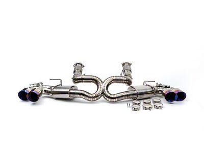 Valvetronic Cat-Back Exhaust with Burnt Titanium Tips (20-23 6.2L Corvette C8)
