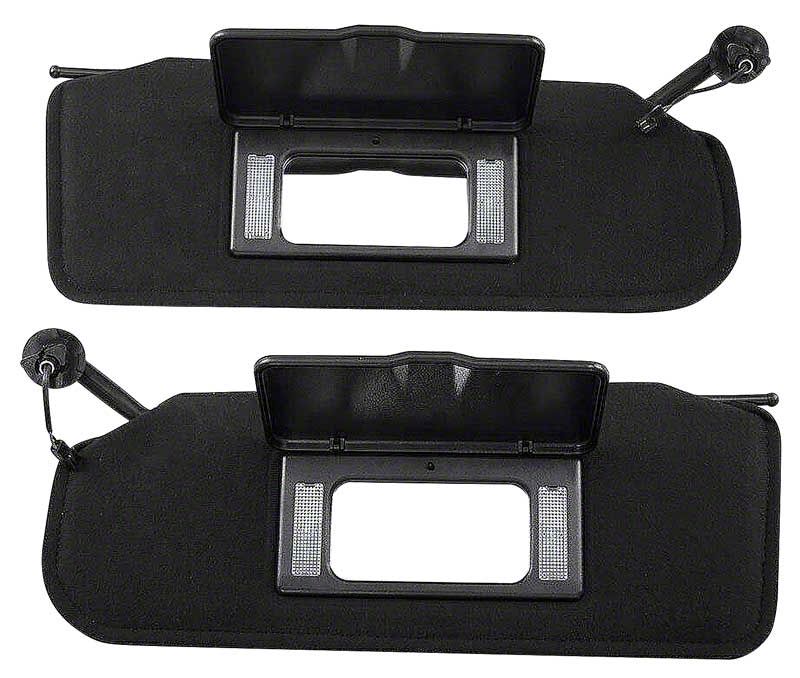 thumbnail image 2 of Keen Parts C5 Corvette Sun Visor Bezels | Pair Set For 1997-2004 | Black Grain 2 of 6