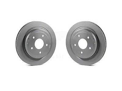 Vented Rotors; Rear Pair (97-04 Corvette C5; 05-13 Corvette C6 Base w/ Standard Brake Package)