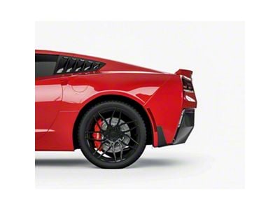 Vesper Rear Side Add-On; Textured Black (14-19 Corvette C7)