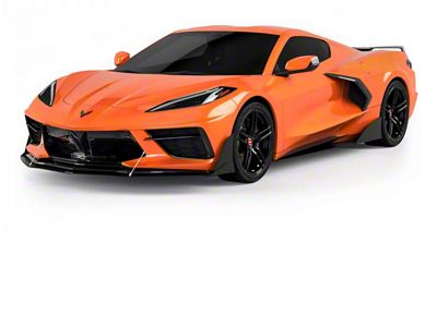 VZR1 Aero Splitter Package; Carbon Flash Metallic Vinyl (20-25 Corvette C8, Excluding Z06)