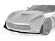 VZR1 Front Bumper Splitter; Dry Carbon Fiber Vinyl (14-19 Corvette C7)