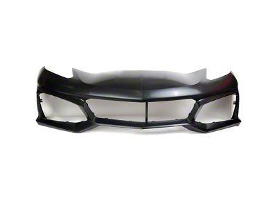 VZR1 Style Front Bumper Cover; Unpainted (14-19 Corvette C7)