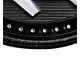 White LED Bar Tail Lights; Matte Black Housing; Clear Lens (97-04 Corvette C5)