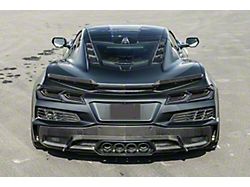 Wicker Bill Extension Winglets; Carbon Fiber (23-26 Corvette C8 E-Ray, Z06)