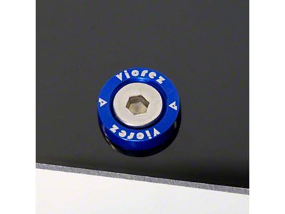 Wicker Bill Spoiler Premium Hardware Set; Blue (Universal; Some Adaptation May Be Required)
