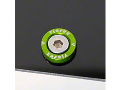 Wicker Bill Spoiler Premium Hardware Set; Green (Universal; Some Adaptation May Be Required)