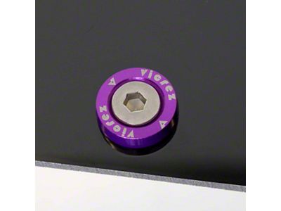 Wicker Bill Spoiler Premium Hardware Set; Purple (Universal; Some Adaptation May Be Required)