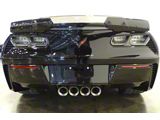 Wickerbill for Stage 3 Rear Spoiler; Clear (15-19 Corvette C7 Z06)