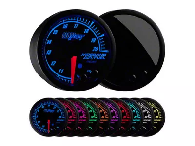 Wideband Air/Fuel Ratio Gauge; Elite 10 Color (Universal; Some Adaptation May Be Required)