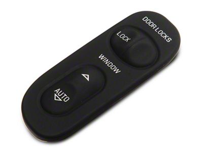 OPR Window/Lock Switch; Passenger Side (97-04 Corvette C5)