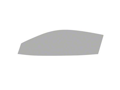 Window Tint Pre-Cut Kit; Front Passenger Side Roll-up; 25% Medium (20-25 Corvette C8 Convertible)