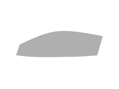 Window Tint Pre-Cut Kit; Front Passenger Side Roll-up; 50% Light (20-25 Corvette C8 Coupe)