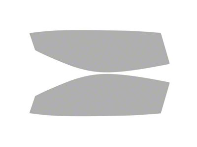 Window Tint Pre-Cut Kit; Front Roll-Ups; 25% Medium (20-25 Corvette C8 Convertible)