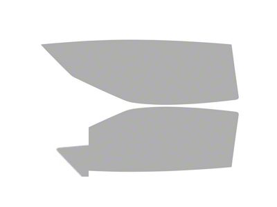 Window Tint Pre-Cut Kit; Front Roll-Ups; 5% Dark (05-13 Corvette C6 Coupe)