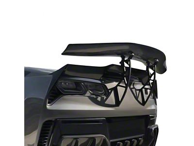 XIK GT Series I Rear Deck Wing; Carbon Fiber (14-19 Corvette C7, Excluding ZR1)