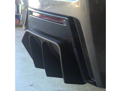 XIK Series 1 Rear Diffuser; Unpainted (14-19 Corvette C7, Excluding ZR1)