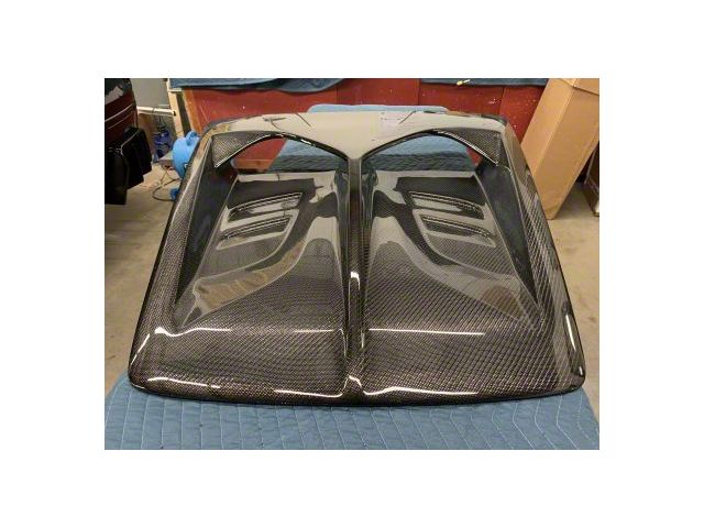 Corvette XIK Series 1 Replacement Split Rear Window; Carbon Fiber (14 ...