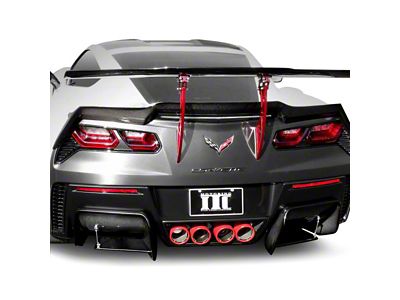 XIK Series II Rear Diffuser; Carbon Fiber (14-19 Corvette C7, Excluding ZR1)