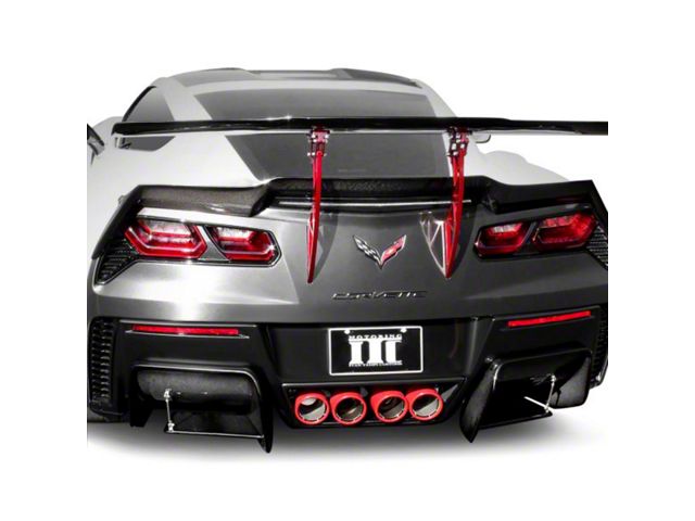 XIK Series II Rear Diffuser; Carbon Fiber (14-19 Corvette C7, Excluding ZR1)