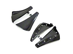 XL Extended Front Wheel Splash Guards; Carbon Flash Metallic (20-24 Corvette C8, Excluding Z06)