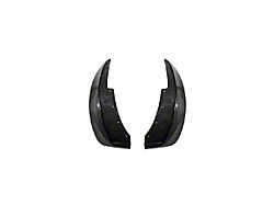 XL Extended Package Front Splash Guards; Carbon Fiber (05-13 Corvette C6 Base)