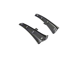 XL Extended Style Front Splash Guards; Matte Black (23-26 Corvette C8 E-Ray, Z06)