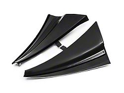 XL Extended Style Front Splash Guards; Primer Black (14-19 Corvette C7, Excluding ZR1)