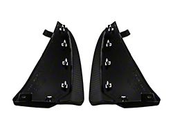 XL Extended Style Rear Splash Guards; Carbon Fiber (20-26 Corvette C8, Excluding Z06)