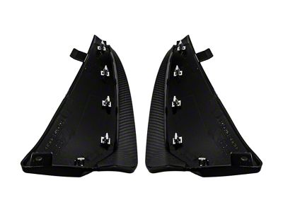 XL Extended Package Rear Splash Guards; Carbon Fiber (20-25 Corvette C8, Excluding Z06)