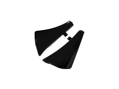 XL Extended Package Rear Splash Guards; Matte Black (20-25 Corvette C8, Excluding Z06)