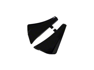 XL Extended Rear Wheel Splash Guards; Matte Black (20-24 Corvette C8, Excluding Z06)