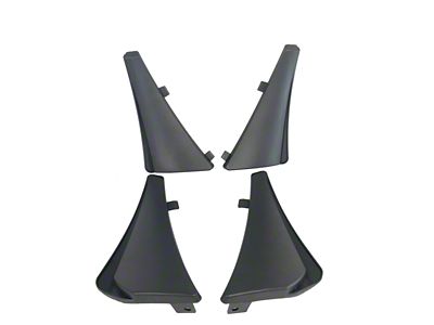 XL Premium Splash Guards; Carbon Flash Metallic (20-25 Corvette C8 Stingray)