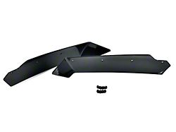 Z06 Stage 2 Style Rear Spoiler Winglets; Matte Black (14-19 Corvette C7, Excluding ZR1)