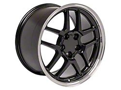 Z06 Style Black Wheel; 17x9.5; 54mm Offset (97-04 Corvette C5)