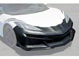 Z06 Style Conversion Front Bumper; Unpainted (20-26 Corvette C8, Excluding Z06)