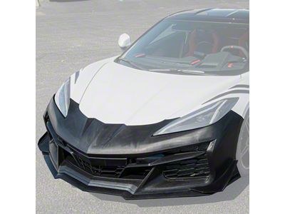 Z06 Style Conversion Front Bumper; Unpainted (20-25 Corvette C8, Excluding Z06)