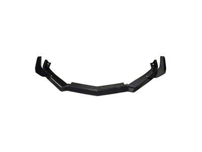 Z06 Style Front Splitter Lip and Canards; Hydro-Dipped Carbon Fiber (20-25 Corvette C8, Excluding Z06)