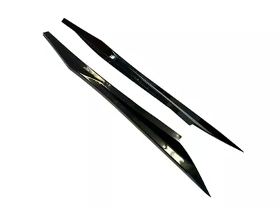 Z06 Style Side Rocker Skirts; Unpainted (20-25 Corvette C8 Stingray)