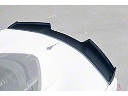 Z06 Visible Rear Ducktail Spoiler; Carbon Flash Metallic (20-26 Corvette C8)