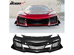 Z06/Z07 Style Front Bumper Cover; Unpainted (20-25 Corvette C8 Stingray)