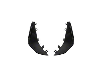 Z07 Performance Package Front Side Canard Dive Planes; Carbon Flash Metallic (23-25 Corvette C8 E-Ray, Z06)