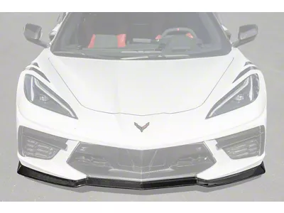 Z07 Performance Package Front Splitter Lip; Carbon Fiber (20-26 Corvette C8 Stingray)