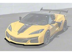 Z07 Performance Package Front Splitter Lip; Carbon Flash Metallic (23-26 Corvette C8 E-Ray, Z06)