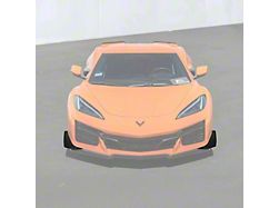 Z07 Performance Package Front Side Canard Dive Planes; Carbon Flash Metallic (23-26 Corvette C8 E-Ray, Z06)