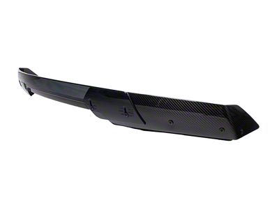 Z07 Stage 3 Performance Package Style Rear Spoiler with Smoke Tinted Wickerbill Extension; Carbon Fiber (14-19 Corvette C7 Grand Sport, Z06)