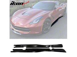 Z07 Style Side Skirts; Unpainted (14-19 Corvette C7)