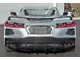 Z51 Add-On Rear Diffuser Fins; Carbon Fiber (20-24 Corvette C8, Excluding Z06)