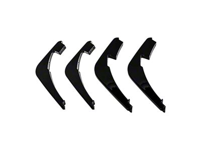 Z51 Add-On Rear Diffuser Fins; Carbon Flash Metallic (20-25 Corvette C8, Excluding Z06)